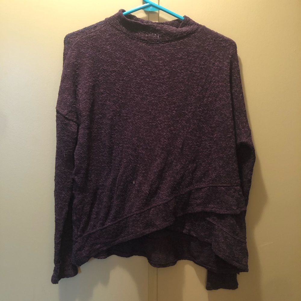 American Eagle Outfitters Plum Crewneck Sweater